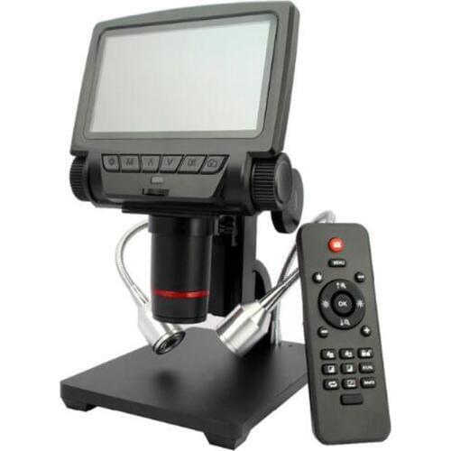 5 inch ADSM301 HDMI/AV microscope +remote control long object distance digital USB microscope for mobile phone repair solder