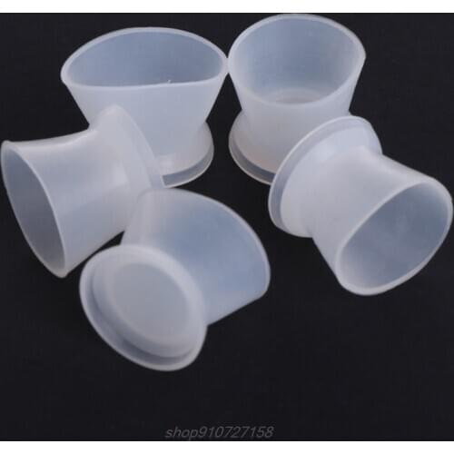 5 Pcs Silicone Cup Tattoo Ink Color Pigment Makeup Permanent Cosmetic Mold D31 20 Dropshipping