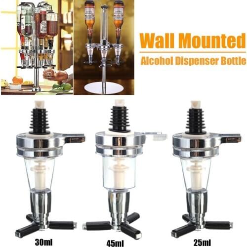 Bottle dispenser whiskey wall mounted wine alcohol alcohol cocktail beer shot dispenser bottle 25/30/45ml red wine dispenser