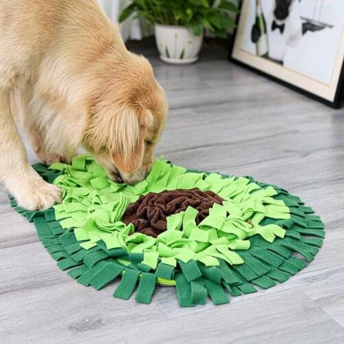 Pet Snuffle Mat for Dogs, Interactive Feed Game for Boredom, Encourages Natural