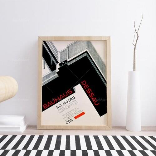 Bauhaus Art Print-kolloquium Architecture-Canvas Print Decorative Wall Poster