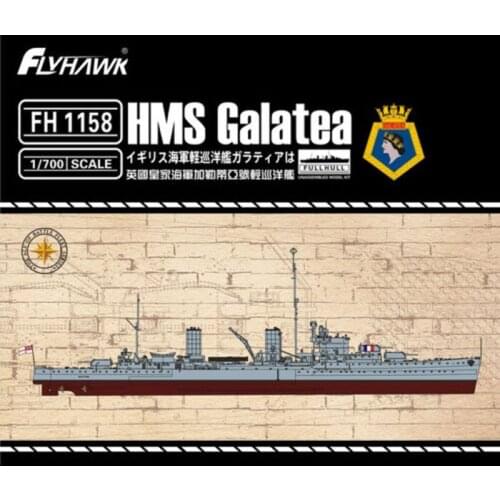 Flyhawk FH1158 1/700 HMS Cruiser Galatea - Scale Model Kit