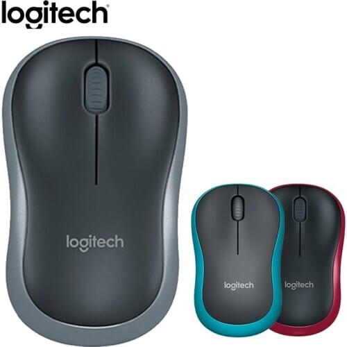 Logitech M185 Wireless Mouse Ergonomic Optical Tracking Gaming Mice with USB Nano Receiver 1000DPI for Laptop Desktop PC Home