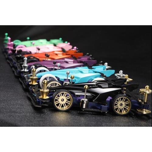 MA Chassis MK2 1/32 Tamiya Mini 4WD Racing Car Model with Self Made Upgrade Parts Set(Not assembled)