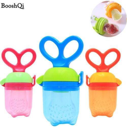 10pcs Baby Pacifier Food Feeder Rotary Propulsion Silicone Fresh Fruit Milk Nibbler Feeding Safe Nipple Teat Pacifier Bottles