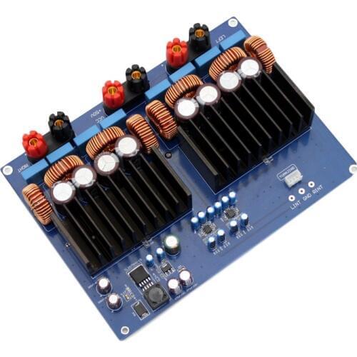 1200w TAS5630 + OPA1632DR 2.0 channel Class D Digital Amplifier board 330UF/100V*4