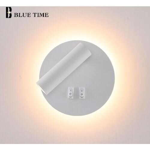 Bedroom Lights Modern LED Wall Lamps For Bedroom Bedside Light Adjustable Creative Corridor Wall Light Home Indoor LED Lighting