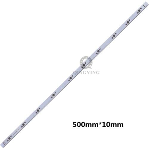 LED PCB L:468-500MM Aluminum plate 1/3/5W high Power leds installed Light Board Heatsink Hydroponics Aquarium Tube Grow light DI