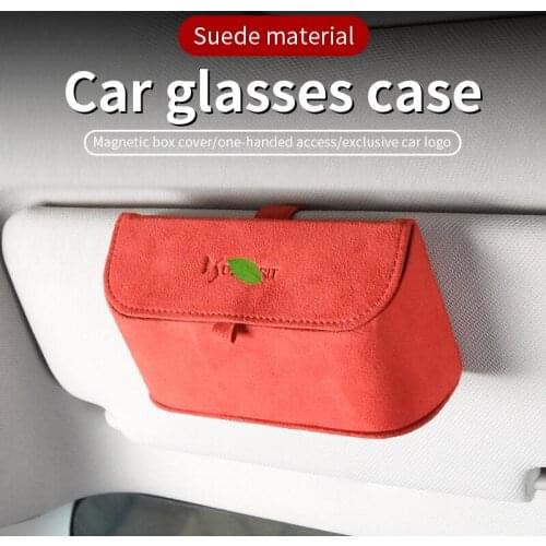 Suede Glasses Case Storage Folder for DS SPIRIT DS3 DS4 DS4S DS5 DS 5LS DS6 DS7 DS9 Interior Accessories