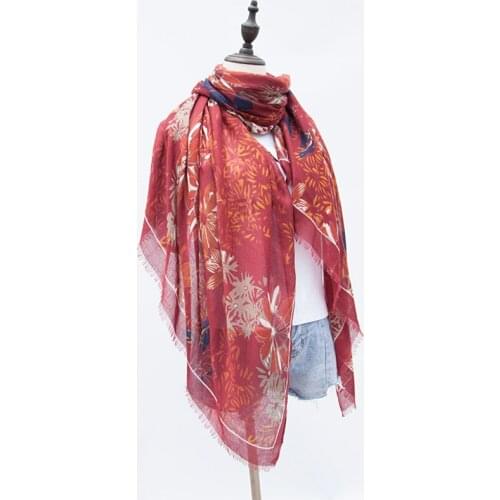 Hot sale new viscose print colorfull flowers women scarf/scarves fashion shawls bandana warps 10pcs/lot free shipping