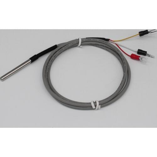 -50~100'C 5*50mm PT100 probe thermal resistance with 20m cable temperature sensor