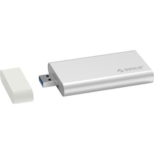 Orico Aluminum Mini Msata Ssd Enclosure Hdd Case Usb 3.0 5Gbps High-Speed Screw Fixing Hard Driver External Storage Box