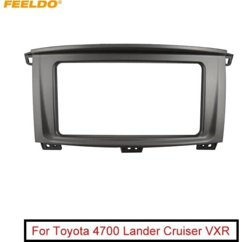 FEELDO Car Radio Stereo Frame For Toyota 4700 Lander Cruiser VXR 2Din Frame Fascia Dash Panel Installation Kits