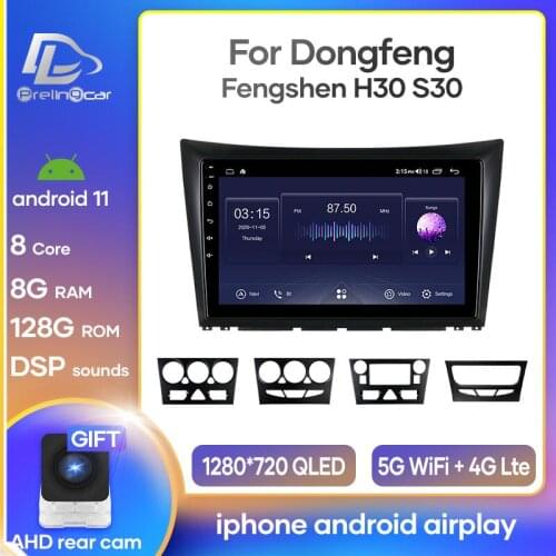 Prelingcar Android 10 For Dongfeng Fengshen H30 S30 Car Radio Multimedia Video Player GPS Navigation NO 2 Din