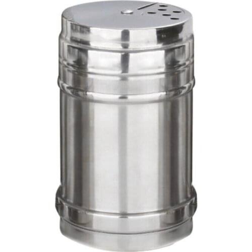 Spice Shaker Bottle BBQ Salt Pepper Condiment Box Stainless Steel Condiment Pot For Outdoor Kitchen Cooking Utensils