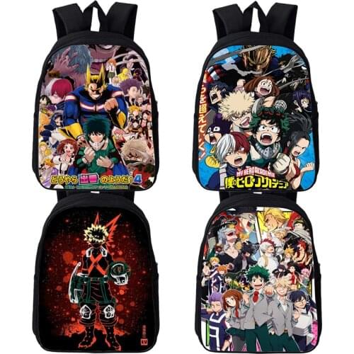 Children Boku No Hero Academia Kindergarten Backpack Boys Girls Primary Bookbag Boku No Hero Academia New Pattern School Bags