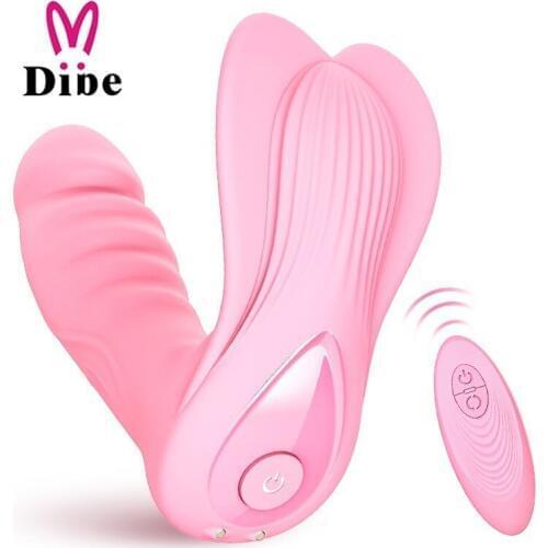 DIBE Dildo Vibrator for Women Clitoris Stimulator Erotic Toys Sex Shop Wireless Remote Panties Vibrator Sex Toys for Adult