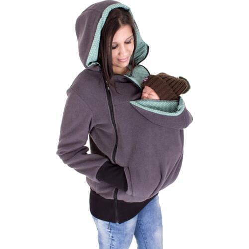 Ergonomic Baby Carrier Jacket Kangaroo Hoodie Manduca Maternity Outerwear Coat Cover Cotton Winter Sweatshirt Hooded Newborn