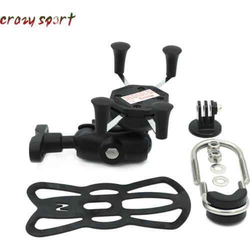 GPS Motorcycle Phone Holder Support For Bajaj Dominar 400 2017-2018 Pulsar 200 NS200NS 2012-2018 USB Charger Waterproof Bag