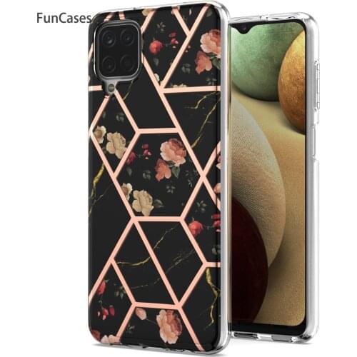 Light Cases For cellular Samsung F12 Anti Fingerprint sFor Samsung etui A12 5G M12 Fundas Soft TPU Phone Cover Positivo Galaxie