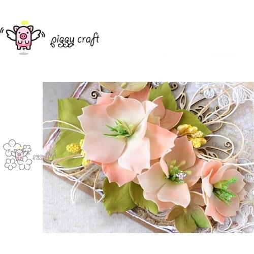 Craft metal cutting dies cut die mold 4Pcs Flower decoration Scrapbook paper craft knife mould blade punch stencils dies