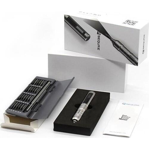 SEQURE SQ-ES126 Mini Electric Screwdriver Smart Repairtools Set With 24 Bits For RC Vehicles Model