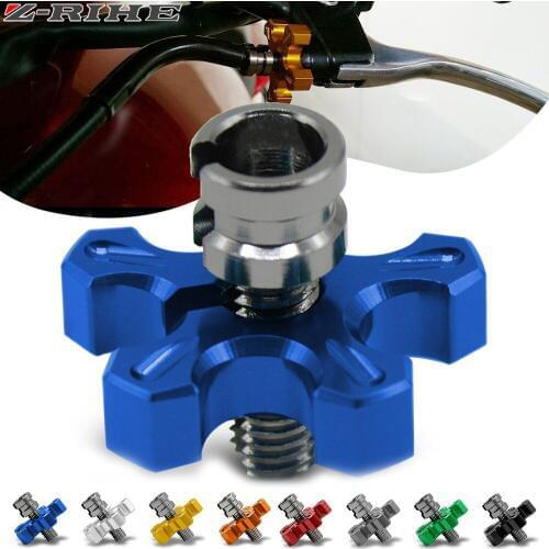 Motorcycle CNC Dirt Bike Billet Clutch Cable Wire Adjuster Screw For YAMAHA YZ80 YZ85 2001 2002 2003 2004 2005 2006 2007-2011