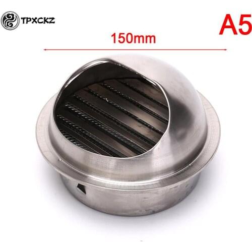Stainless Steel Wall Ceiling Air Vent Ducting Ventilation Exhaust Grille Cover Outlet Heating Cooling Vent Cap Waterproof Design