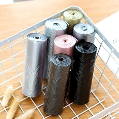 100Pcs Disposable Thicken Garbage Bag Home Kitchen Rubbish Waste Trash Pouch