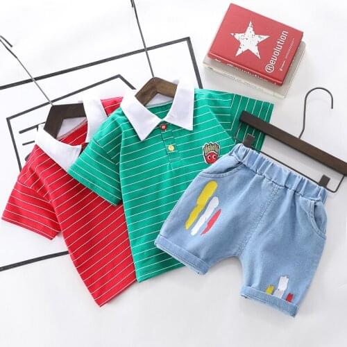 0-4 Years Summer Boy Clothing Set 2021 New Casual Fashion Active Sport T-shirt+ Pant Kid Children Baby Toddler Boy Clothing