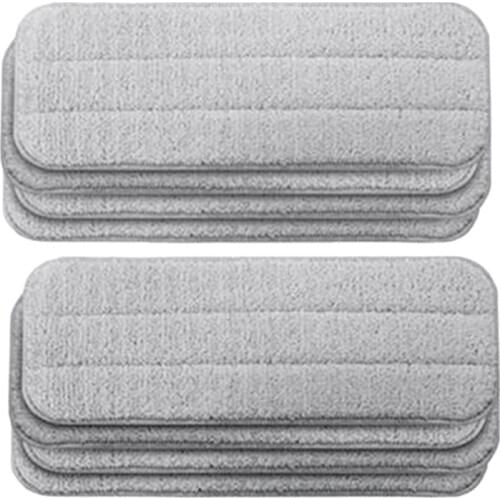 8 PCS Replace Mop Cloth Rags for Xiaomi Mijia Deerma Water Spray Mop 360 Rotating Cleaning Cloth Head Wooden Carbon Fibe
