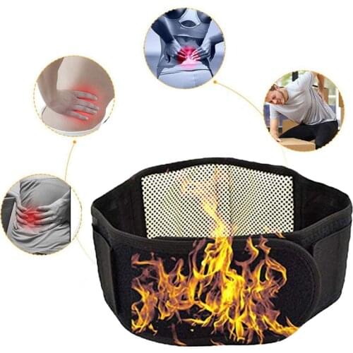 Tourmaline Magnetic Self-heating Belt Adjustable The Back Waist Pain Relief Hot Compress Therapy lumbar Support Brace Massage