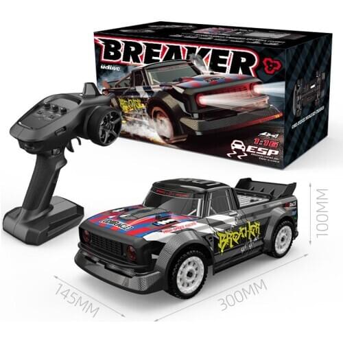 UDIRC 1601 RTR RC Car 1/12 2.4G 4WD 30km/h LED Light Drift On-Road Proportional Control Vehicles Model Toy For Boy Gift
