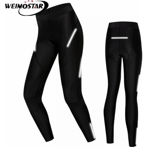 Weimostar Womens Cycling Long Pants Mtb Downhill Bike Pants Long Riding Bicycle Trousers Sport Pants GEL Pad Shockproof S-XXXL