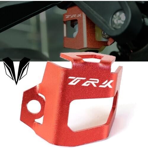 TRK Motorcycle Rear Brake Fluid Tank Reservoir Guard Cover Oil Cap CNC Protector For Benelli TRK 502 502X BJ500 Leoncino 500