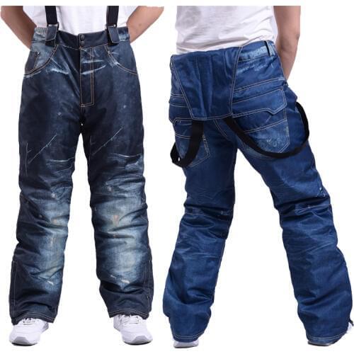 RIVIYELE Winter Profession Snowboard Pants Outdoor Men Ski Pants Waterproof Windproof Snow Trousers Breathable Warm Ski Clothes