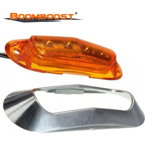 3 Colors 1pcs Truck 10-30v 4 LED Car Bus Trailer Caravan Light Side Marker Lights Clearance Lamp External Lights