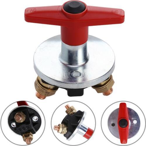 For Auto Car Boat 1pc 500 Amp Fixed Key Battery Duty Isolator Switch Heavy Cut Off Kill Switches 12v-60v Mayitr