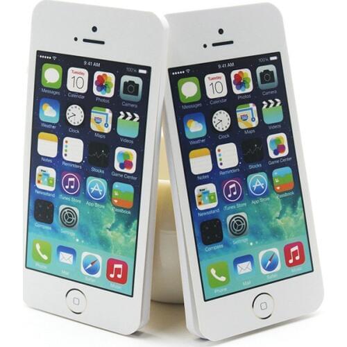1 PCS New Creative White Fashion Sticky Post Note Paper Cell Phone Shaped Memo Pads Paper Note Pad DIY For Iphone 5