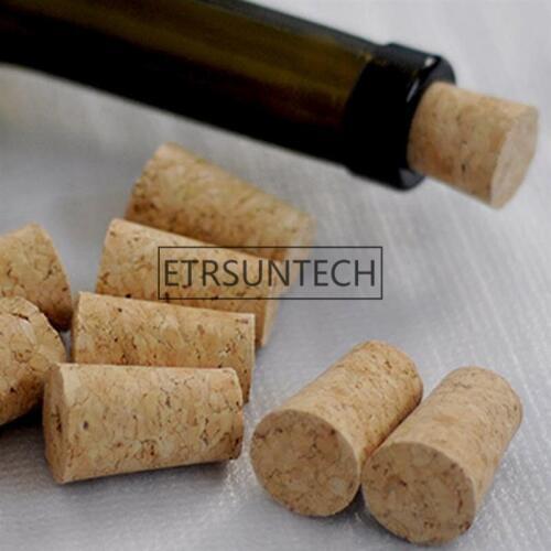 300pcs Natural Wooden Wine Corks Champagne Beer Cork Bar Liquor Cocktail Stopper Bottled Wine Accessory Tool