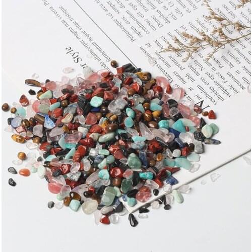 50g 4Sizes Natural Mixed Quartz Crystal Stone Rock Gravel Specimen Tank Decor Natural Stones and Minerals Lucky Stone