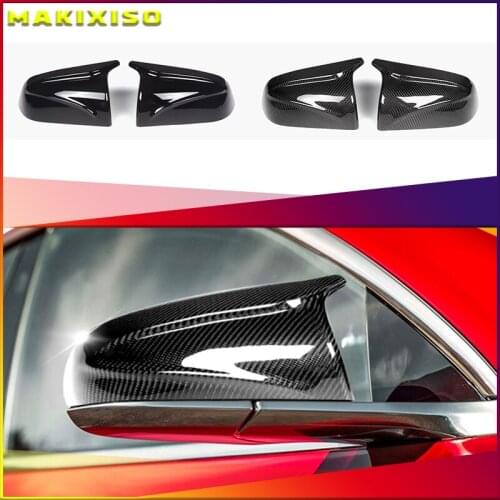Model3 Accessories Car Side Mirror Cover For Tesla Model 3 2021 Mirror Cover Carbon Fiber ABS Model Three Rearview New