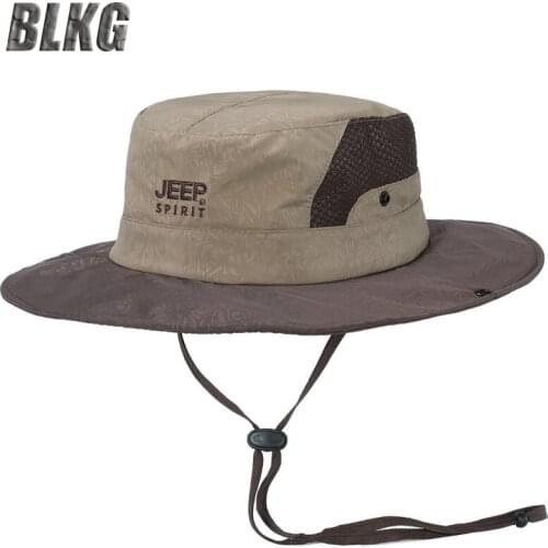 Brand Bucket Hat Men Fishing Hat Caps Breathable Military Outdoor Mens Cap Fisherman Hat Gorras Casquette 57-59 CM Dropshipping