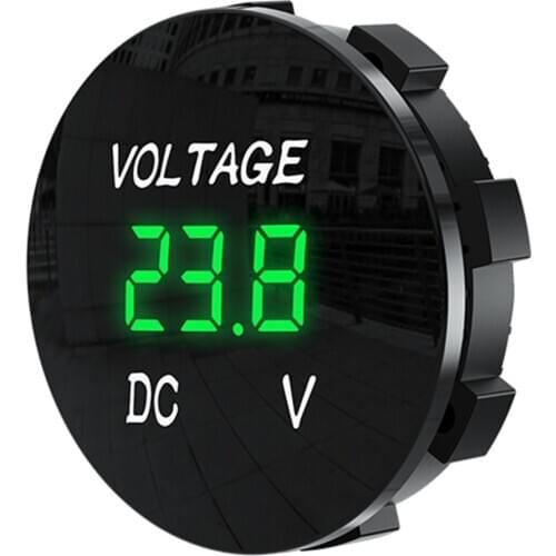D3 DC 12V-24V Voltmeter Voltage Meter Tester Digital Panel Led Display For Car Auto Motorcycle Boat ATV Truck Refit Accessories