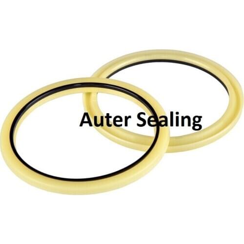 HBY Rod buffer seal Urethane with anti-extrusion ring PU+PA rubber seal