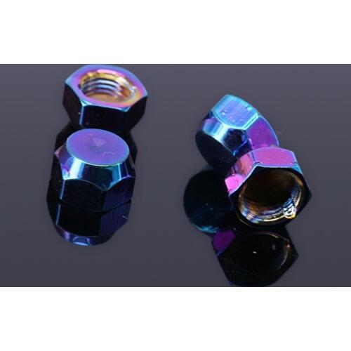 Colorful M7 M8 Fishing Reel Locking Plate Screw Nut Cap DIY Left/Right Hand Bait Casting Reel Repair Part Fishing Reel Accessory