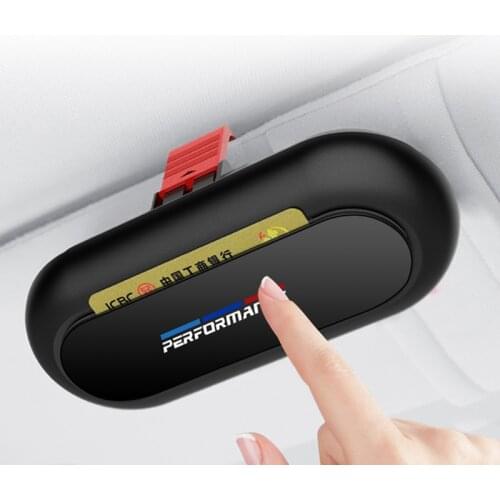 Multifunction Auto Glasses Cases Clip Ticket Card Clamp For BMW E46 E90 E60 E39 F30 F10 E36 F20 X5 E70 G20 G30 Car Accessories