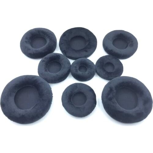 2021 New 1 Pair Velvet Earmuff Ear Cushion Pads 70mm 60mm-110mm For Earphone Headphones
