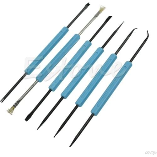 New 6Pcs Welding Solder Soldering Station Iron Tool Electronic Heat Assist Set C90A New Drop ship