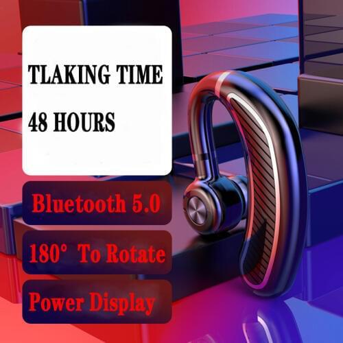New Bluetooth Earphone V5.0 Wireless Headphones Mini Handsfree Headset 48Hours Talking with Microphone auriculares for Phone